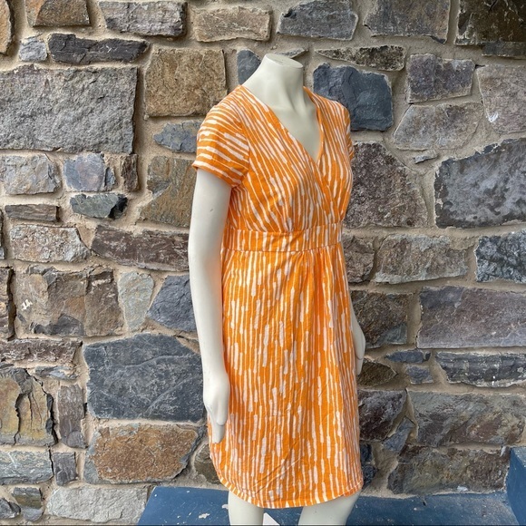 Boden Jersey Dress in Jaffa Painterly Stripe size 12R - Picture 3 of 7